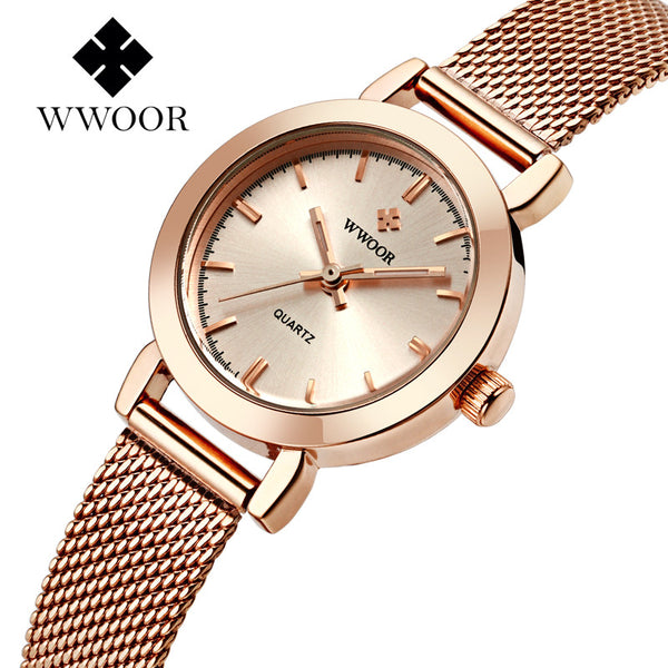 WWOOR Women's Rose Gold