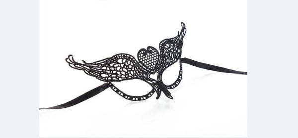 Sexy Women Black Lace Eye Face Mask