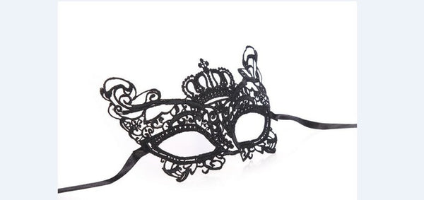 Sexy Women Black Lace Eye Face Mask