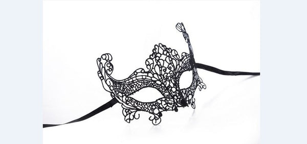 Sexy Women Black Lace Eye Face Mask