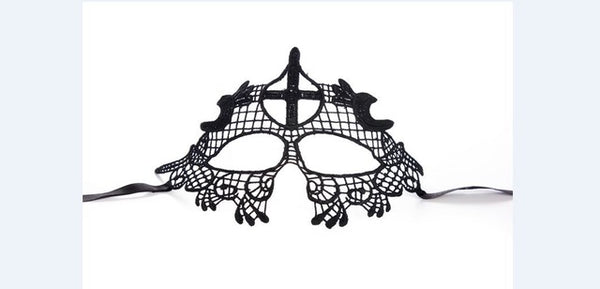 Sexy Women Black Lace Eye Face Mask