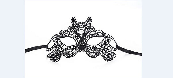 Sexy Women Black Lace Eye Face Mask