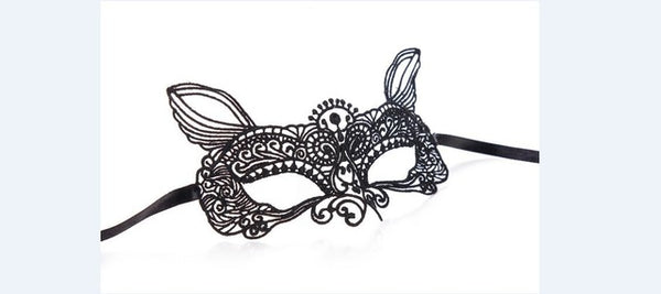 Sexy Women Black Lace Eye Face Mask