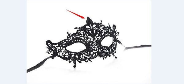 Sexy Women Black Lace Eye Face Mask