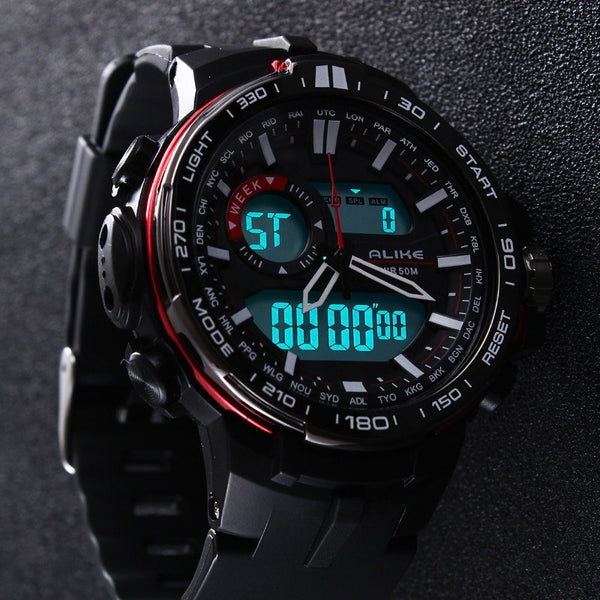 Luxury Analog Quartz Digital Watch